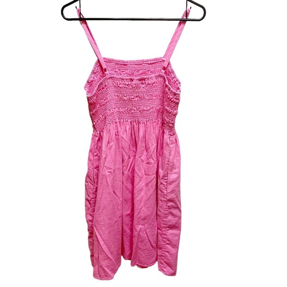 Universal Thread Hot Pink Smocked Chest Barbiecore Spaghetti Strap Dress XL - Picture 6 of 7